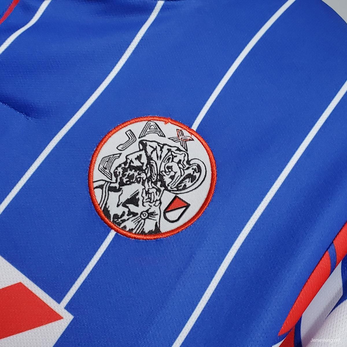 Retro 1990 Ajax away Soccer Jersey