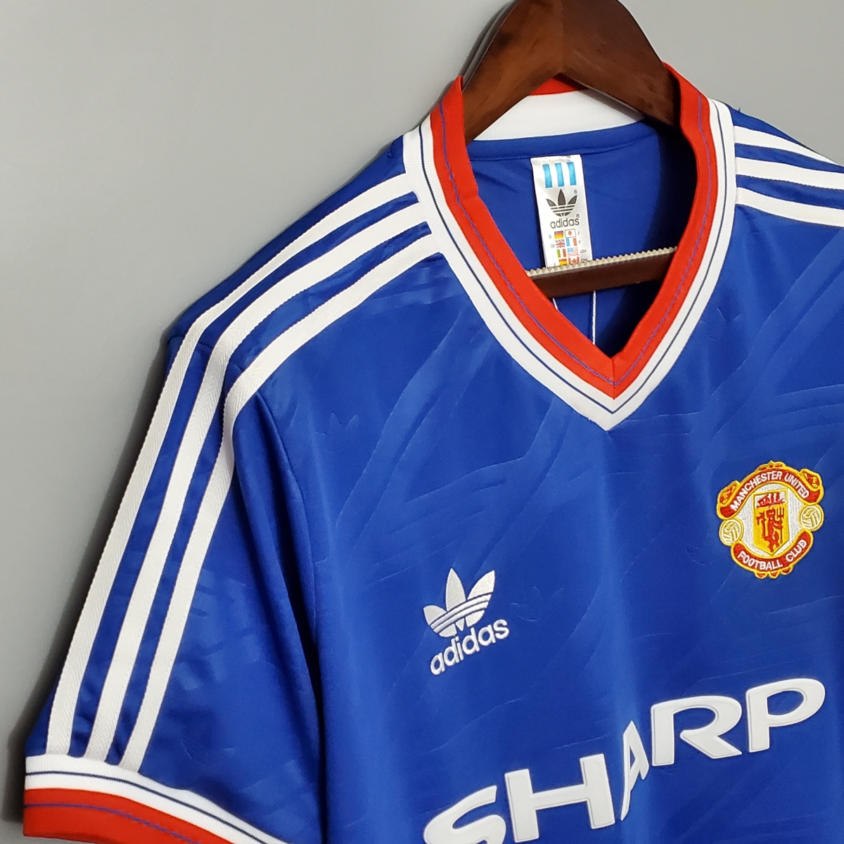 Retro 86/88 Manchester United third away Soccer Jersey
