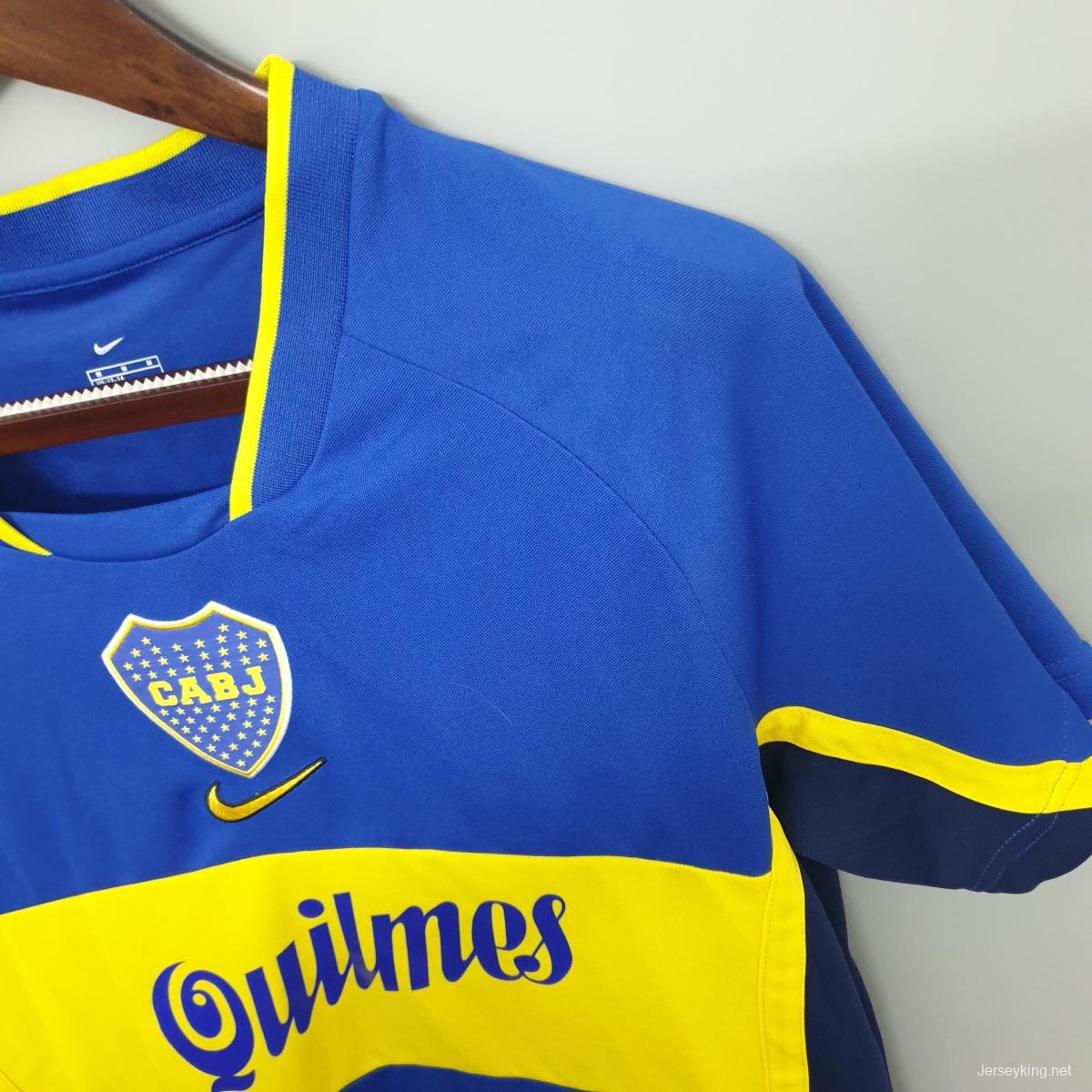 Boca Juniors 2001 retro shirt home Soccer Jersey