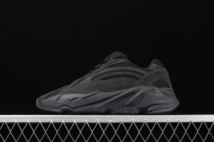 Adidas Yeezy Boost 700Inertia FU6684 Kanye coconut 700all black running shoes 3M reflection