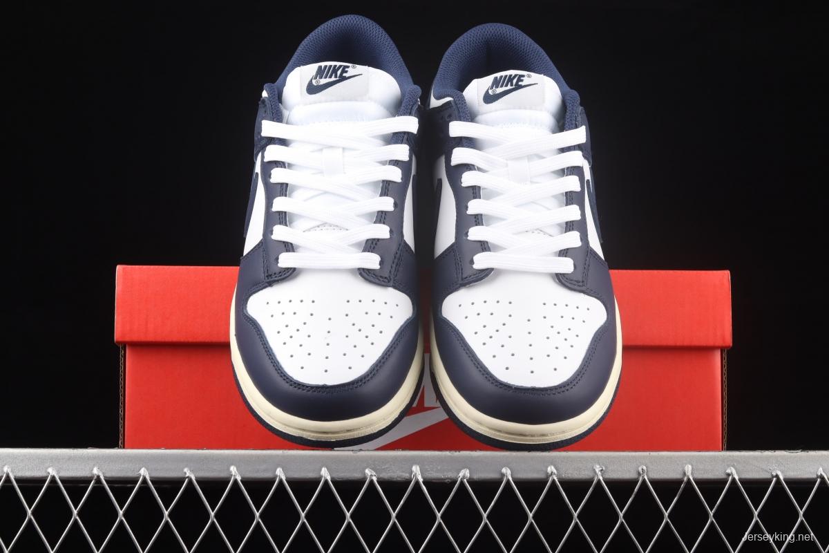 NIKE SB DUNK Low Navy Blue navy blue color SB buckle rebound fashion casual board shoes DD1503-115