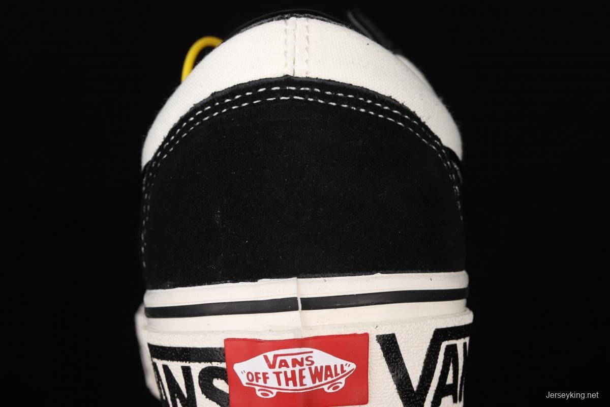 Vans Style 36 new half-crescent black and white side LOGO printed low-top casual board shoes VN0A3ZCJ9IG