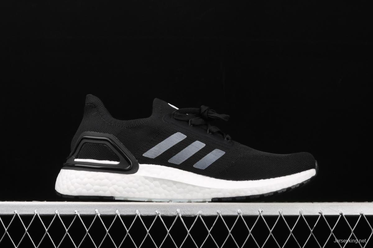 Adidas Ultraboost_S.RDY FY3474's new full-palm popcorn knitted breathable and shock-absorbing leisure running shoes