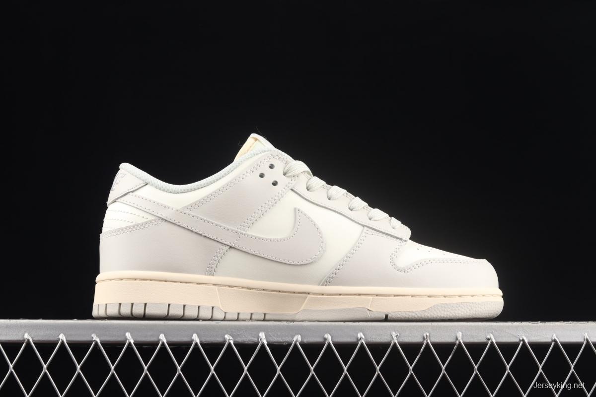 NIKE DUNK Low bone white color SB buckle rebound fashion leisure board shoes DD1503-107