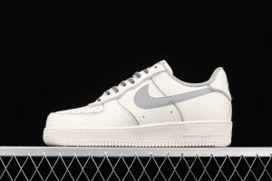 NIKE Air Force 1 Low rice white 3M reflective low top casual board shoes BQ8228-366