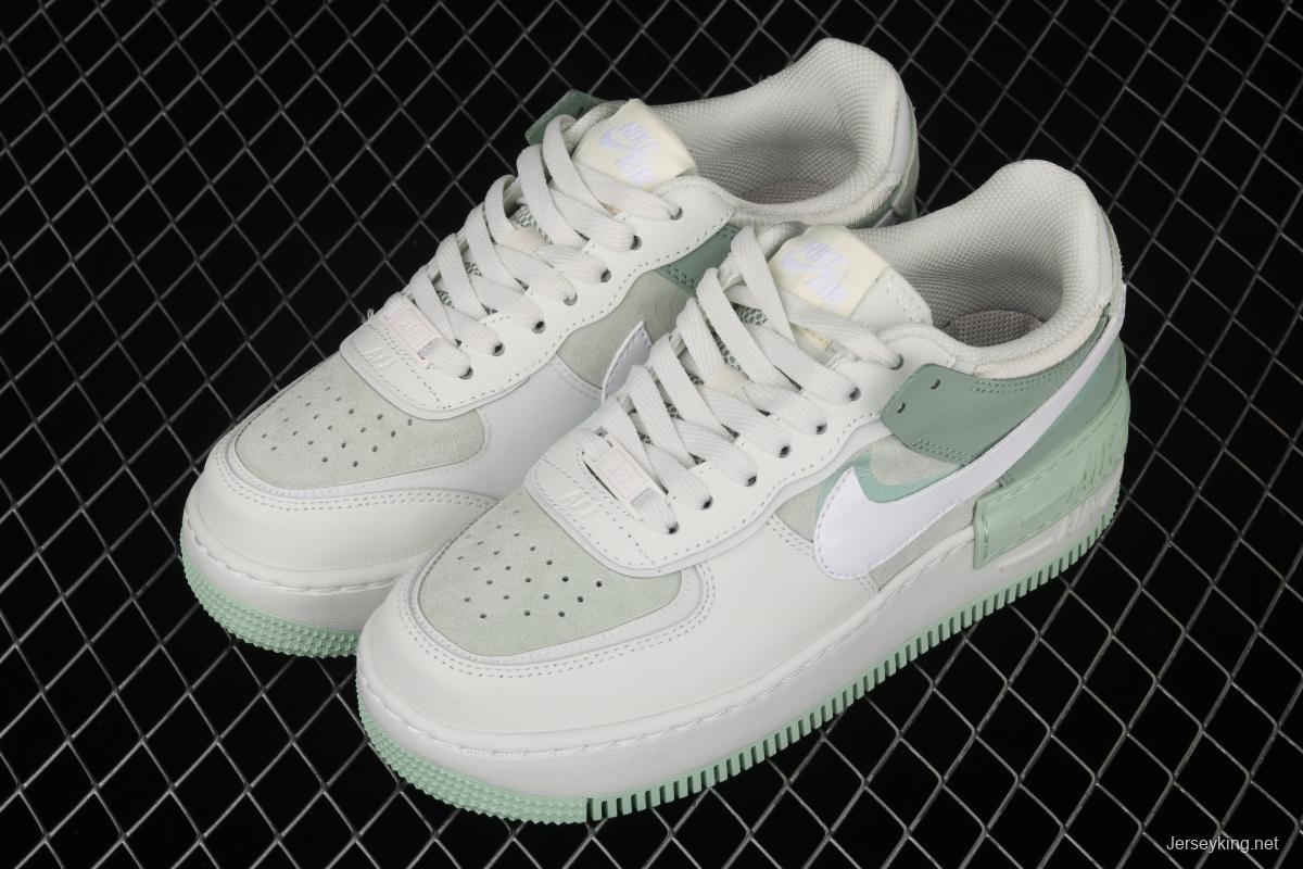 NIKE Air Force 1 ShAdidasow light weight heightened low-top 100-board shoes CW2655-001