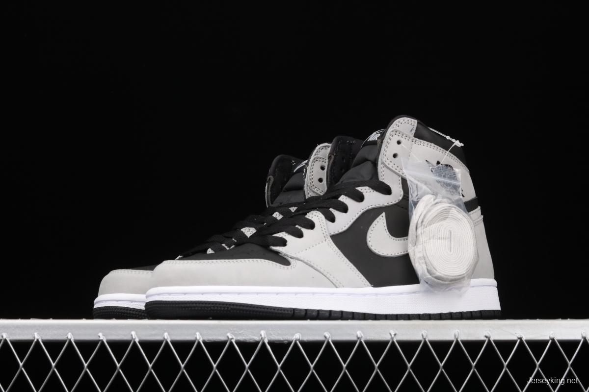 Air Jordan 1 High Gao Bang Gray Panda 555088-035