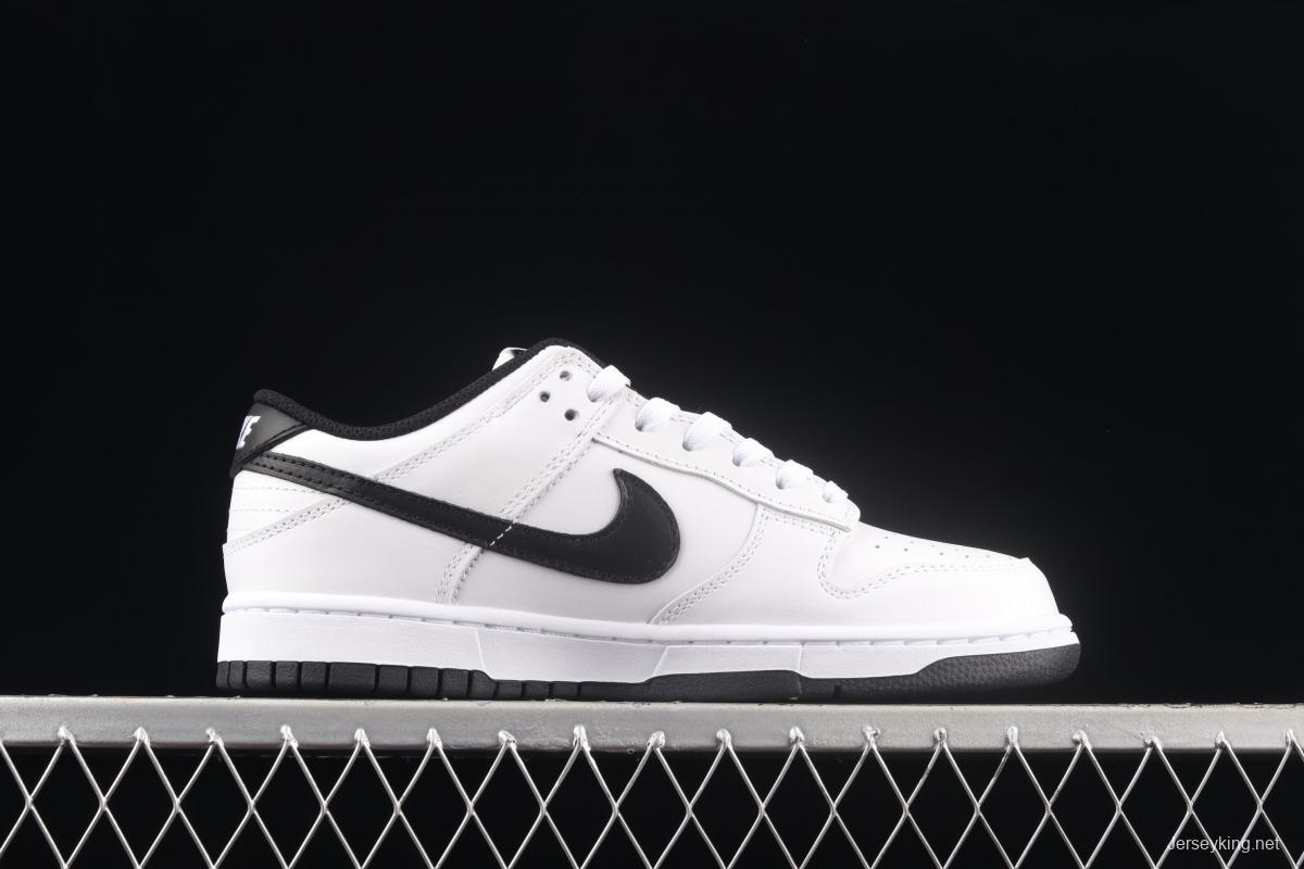 NIKE SB DUNK Low white and black color dunk series low-side leisure sports skateboard shoes DD1503-113