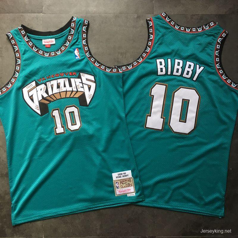 Men's Mike Bibby Green Retro Classic Team Jersey