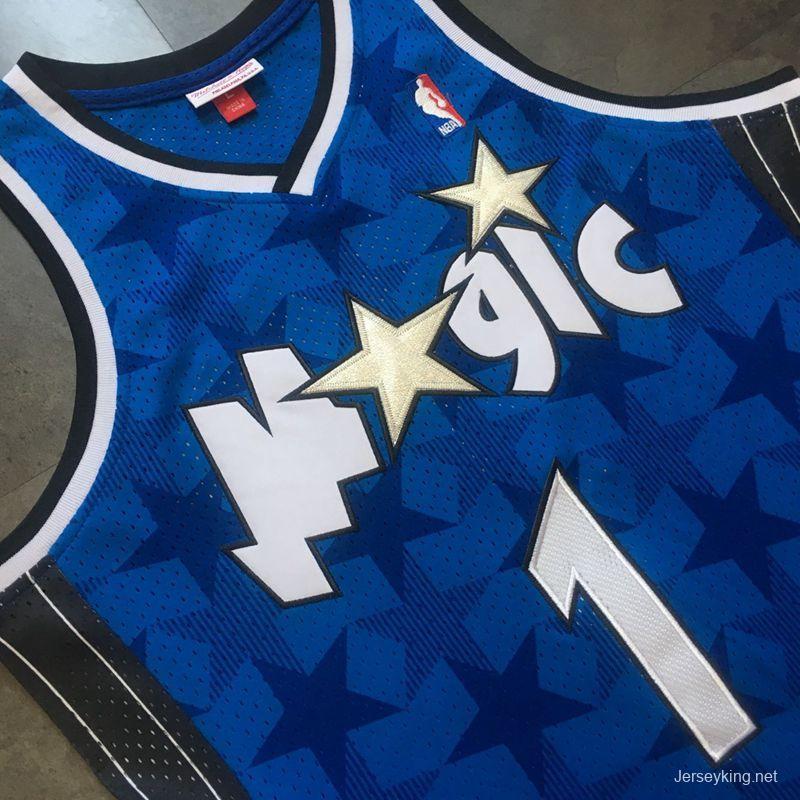 Men's Tracy McGrady Blue Retro Classic Team Jersey