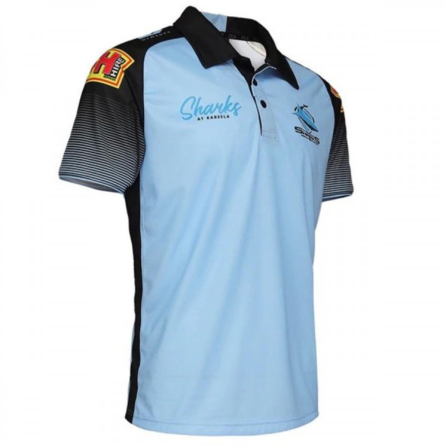 Cronulla Sharks 2021 Men's Training Rugby Polo