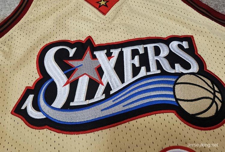 Men's Allen Iverson Golden Retro Classic Team Jersey