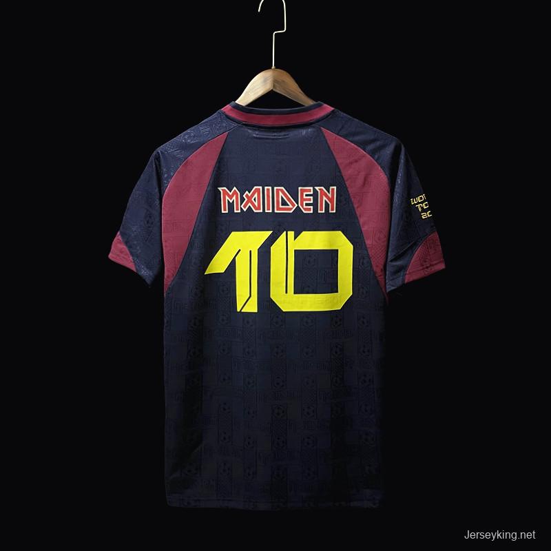 Retro 2010 West Ham Iron Maiden Home Soccer Jersey