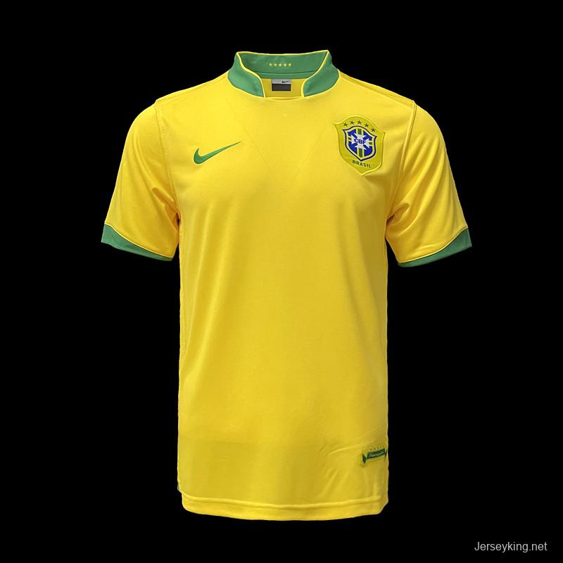 Retro 2006 Brazil Home Soccer Jersey