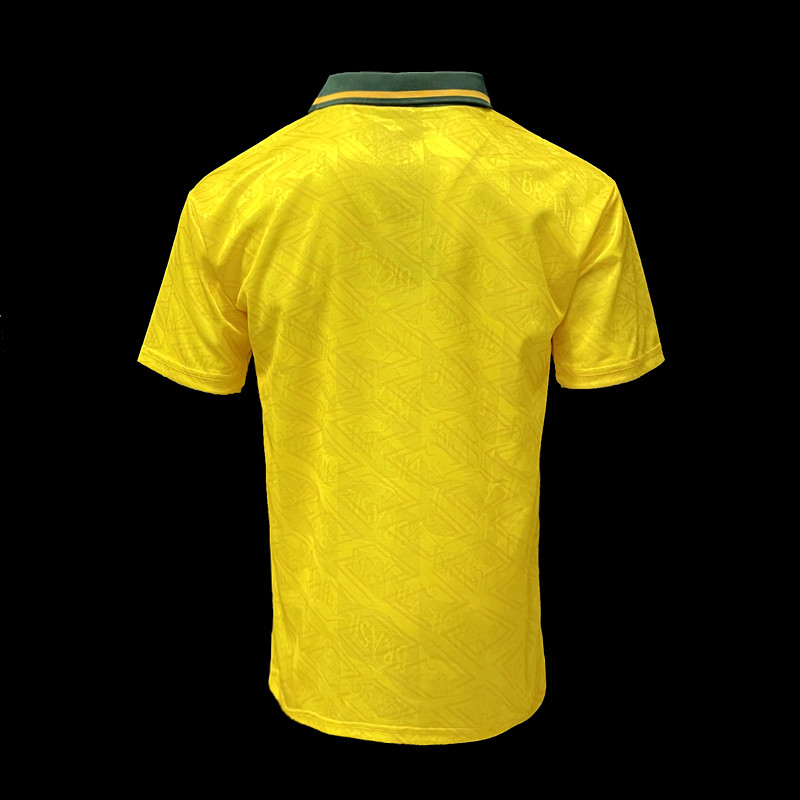 Retro 91/93 Brazil Home Soccer Jersey