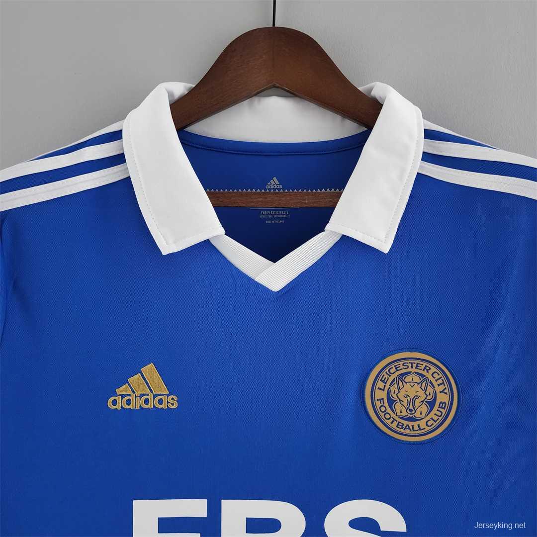 22-23 Leicester City Home Soccer Jersey