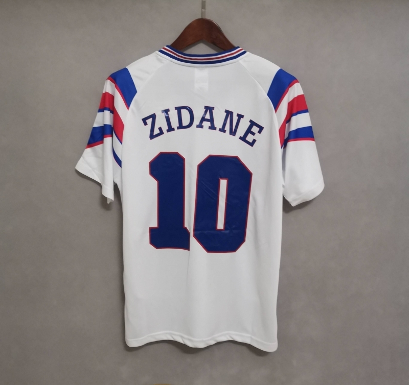 Retro 1996 France Away Soccer Jersey