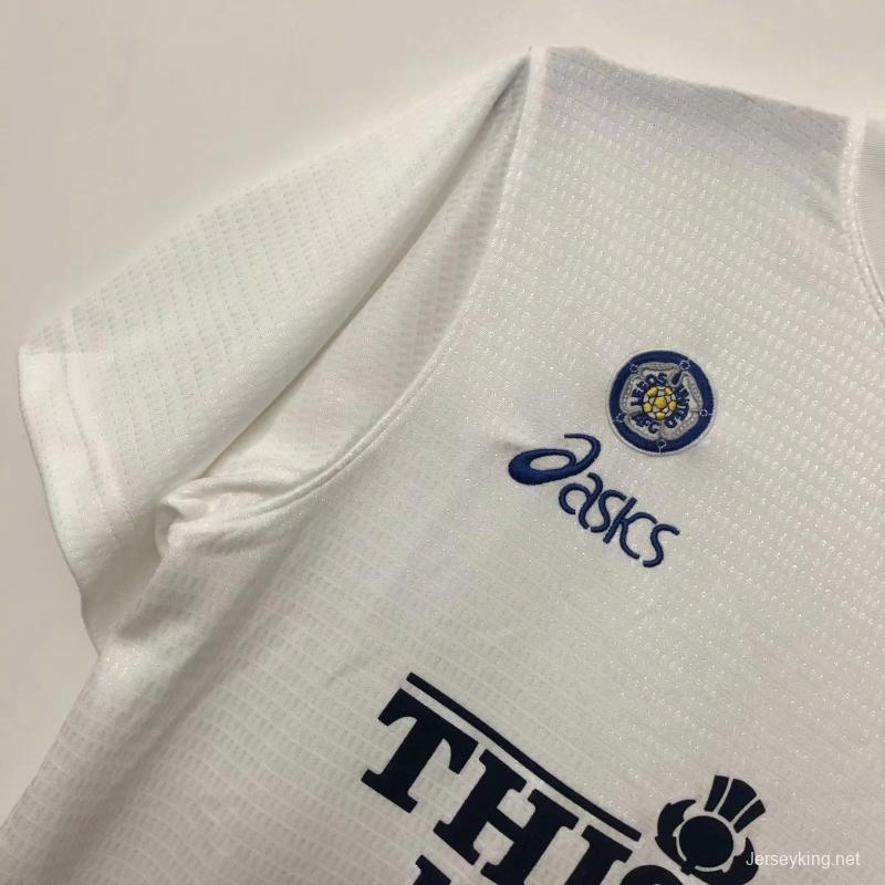 Retro 95/96 Leeds United Home Soccer Jersey