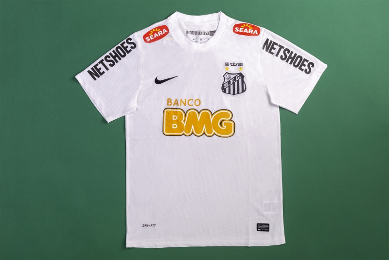 RETRO 12/13 Santos Home Soccer Jersey