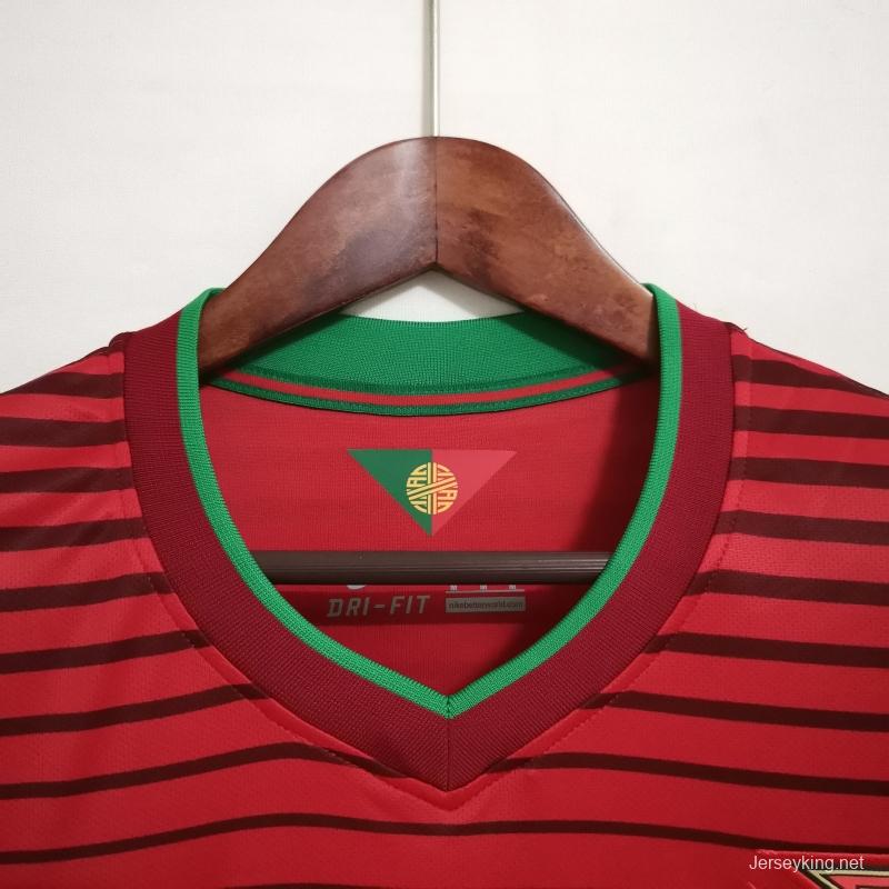 Retro 2014 Portugal Home Soccer Jersey