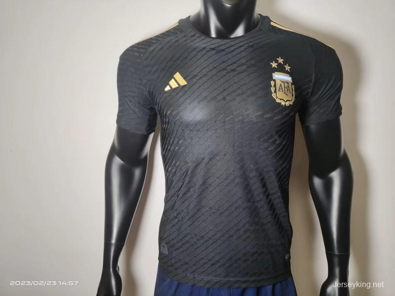 Player Version 3 Argentina 2022 Argentina Black Special Jersey