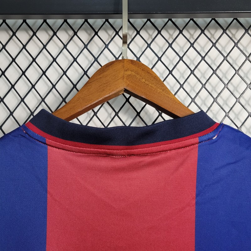 Retro 98-99 Barcelona Home Soccer Jersey