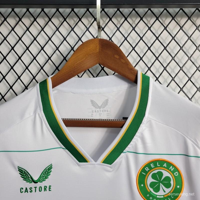 2023 Ireland Away White Soccer Jersey