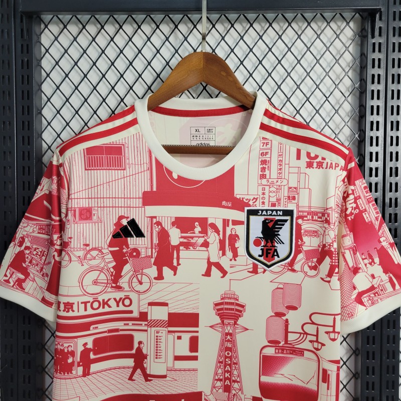 2023 Japan White Red Special Jersey Tokyo Edition