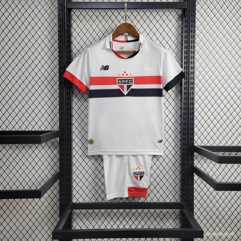 24/25 Kids Sao Paulo Home Jersey