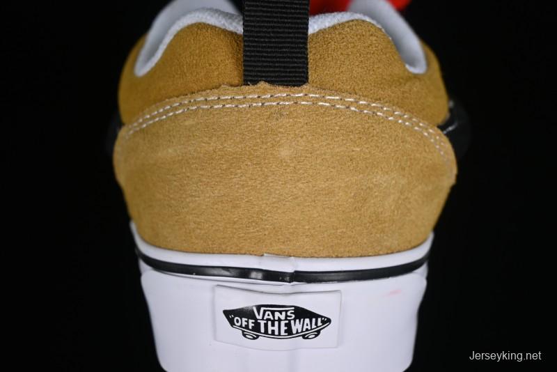 Vans Classics Knu Skool Retro Skate Shoes with Thick Tongue and Oversized Toe - VN0009QC5QJ1
