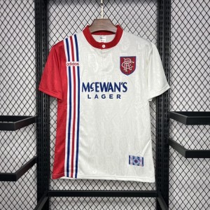 Retro 96/97 Glasgow Rangers Away White Jersey