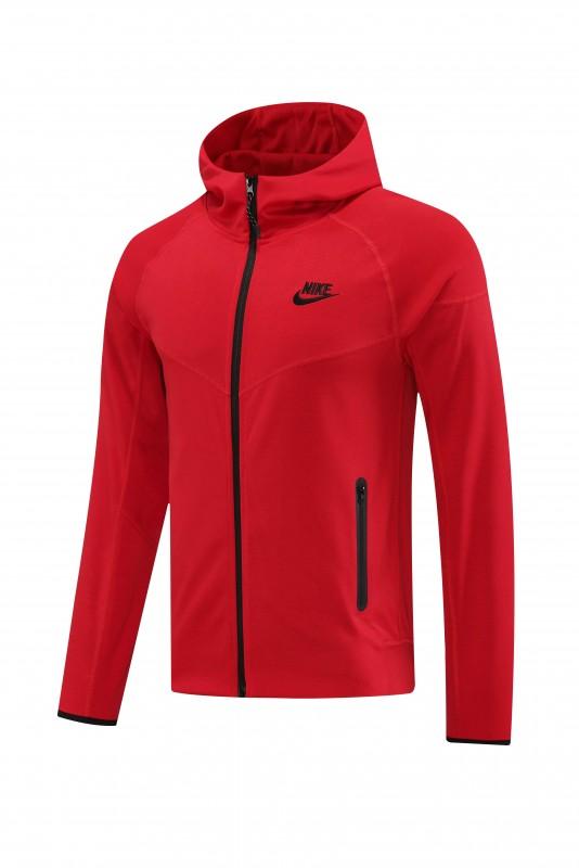 24/25 Nike Red Hoodie Full Zipper Jacket +Long Pants