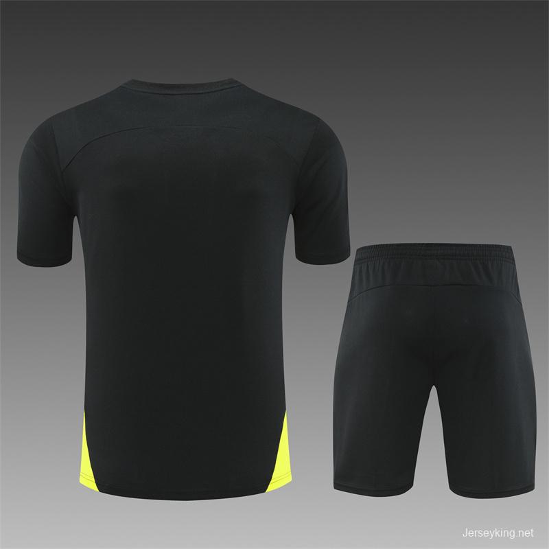 24/25 Borussia Dortmund Black Short Sleeve Jersey+Shorts