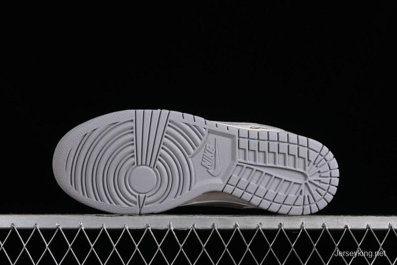 Nike SB Dunk Low LV Collaboration - Beige Grey Lamborghini Anniversary Custom Low-Top Casual Sneakers - FC1688-191