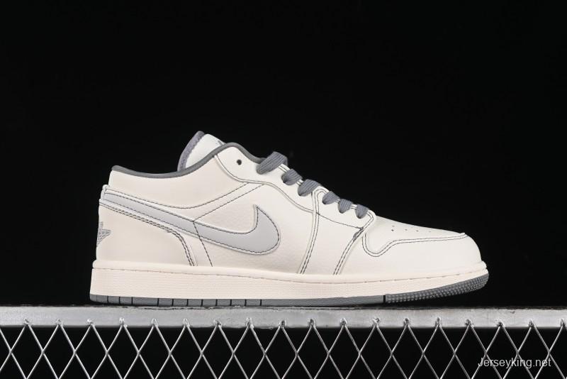 Nike Air Jordan 1 Low OFF-WHITE Collaboration Retro Basketball Shoes - CF3688-022