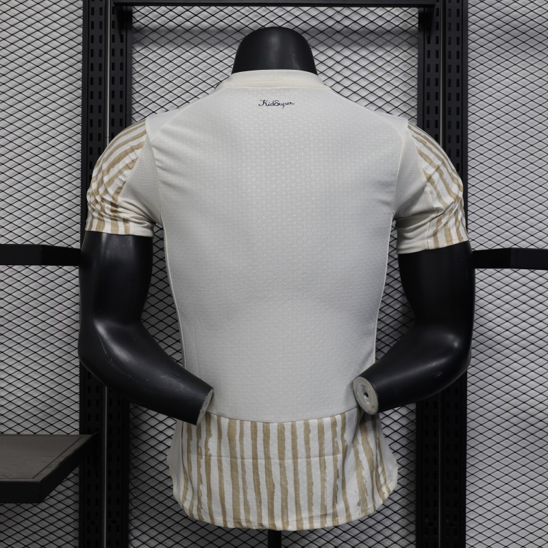 Player Version 25/26 Al Hilal White with Gold Stripes Jersey