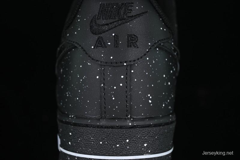 Nike Air Force 1 '07 Low Casual Sneakers with Black Splatter Design - ZH0316-046