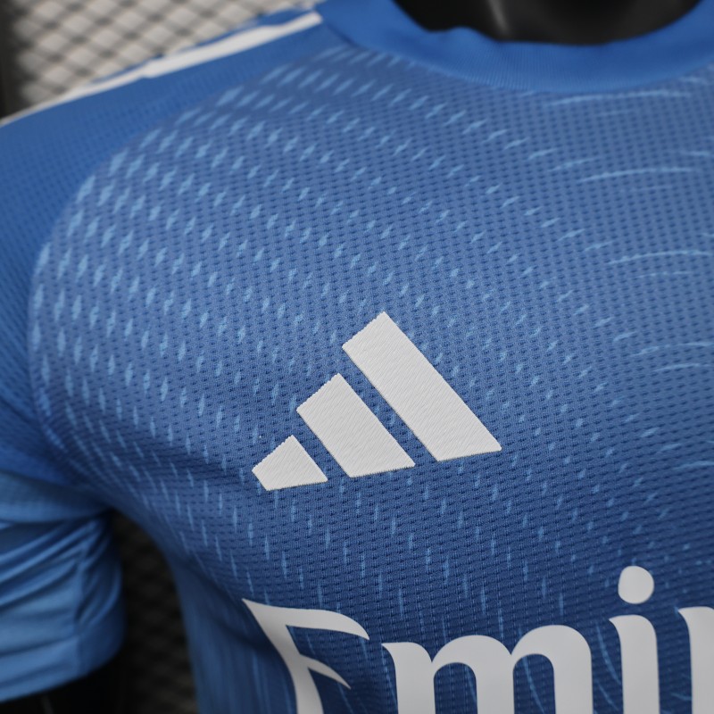 Player Version 25/26 Real Madrid Blue Goalkeeper Jersey