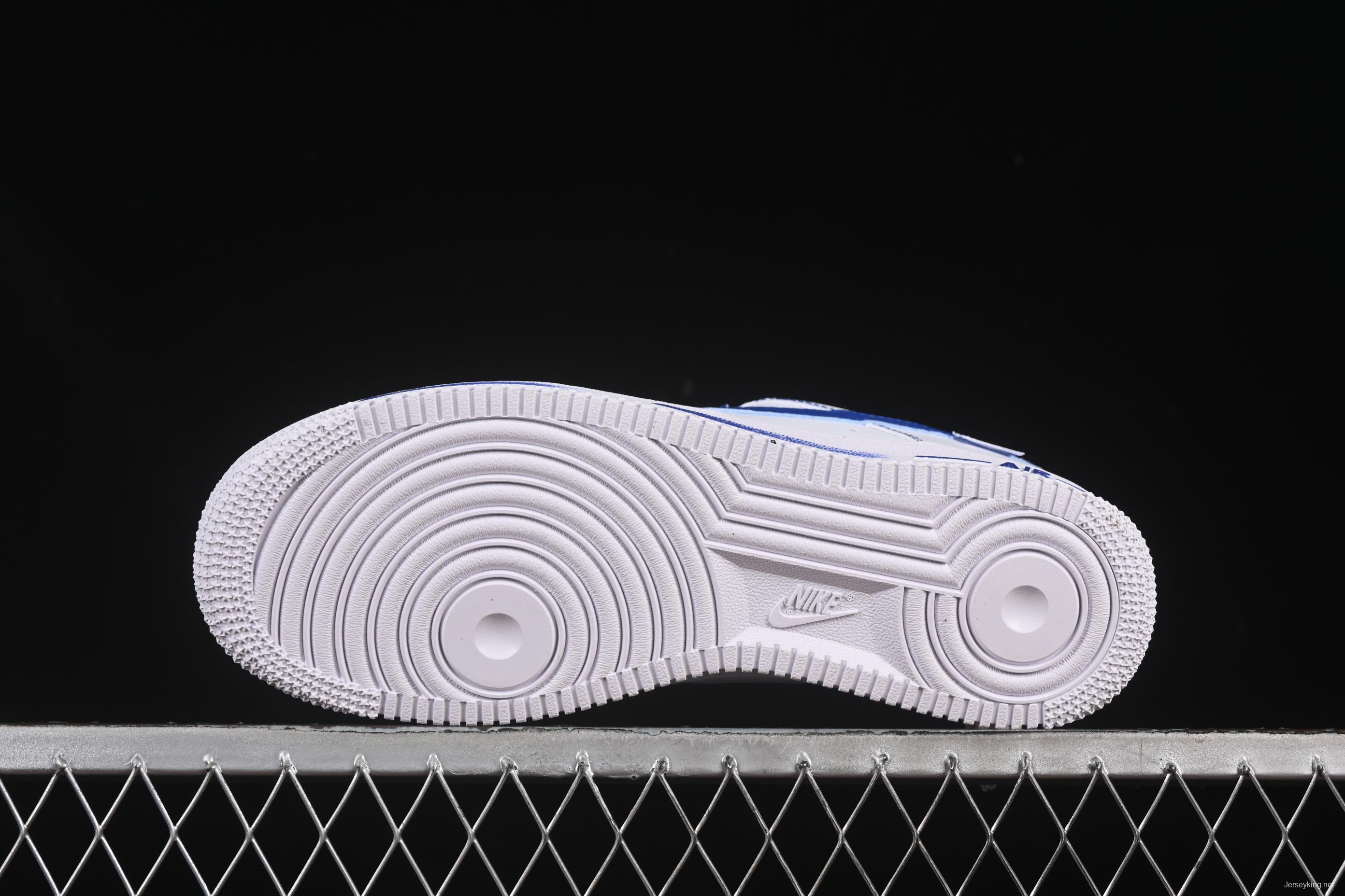 Nike Air Force 1'07 Low Casual Sneakers in Blue Ocean - ZH0316-083