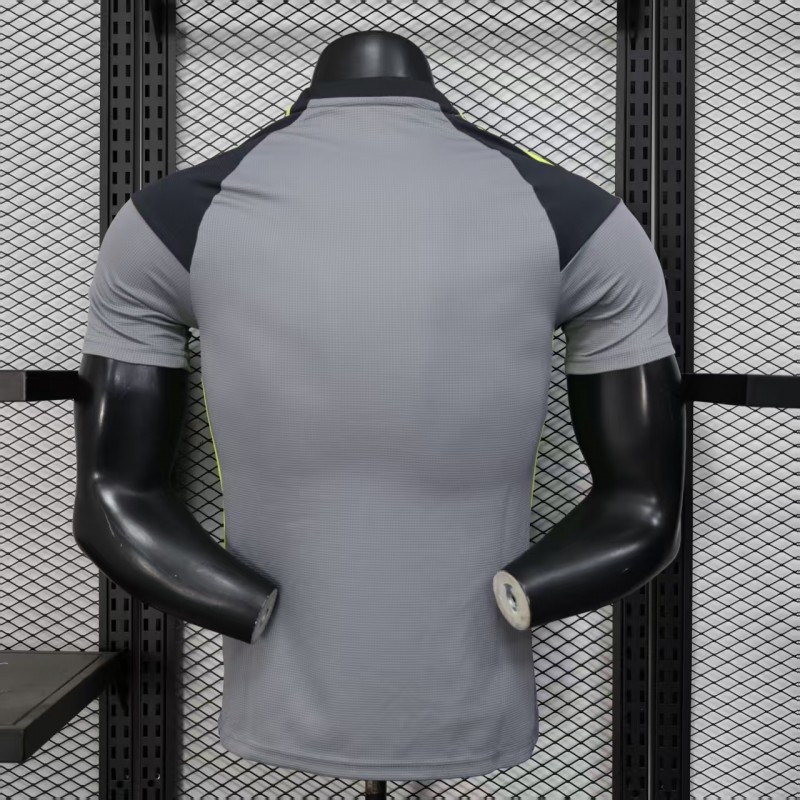 Player Version 25/26 Manchester United Grey with Gradient Wave Pattern Jersey