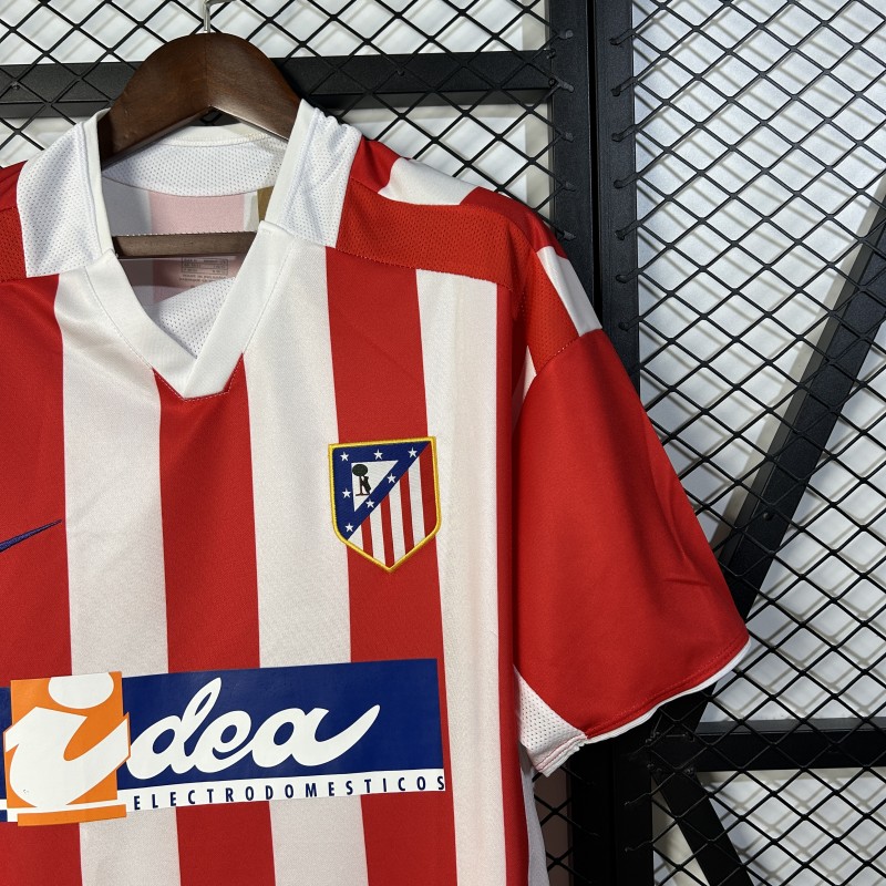 02/03 Retro Atletico Madrid Home Jersey