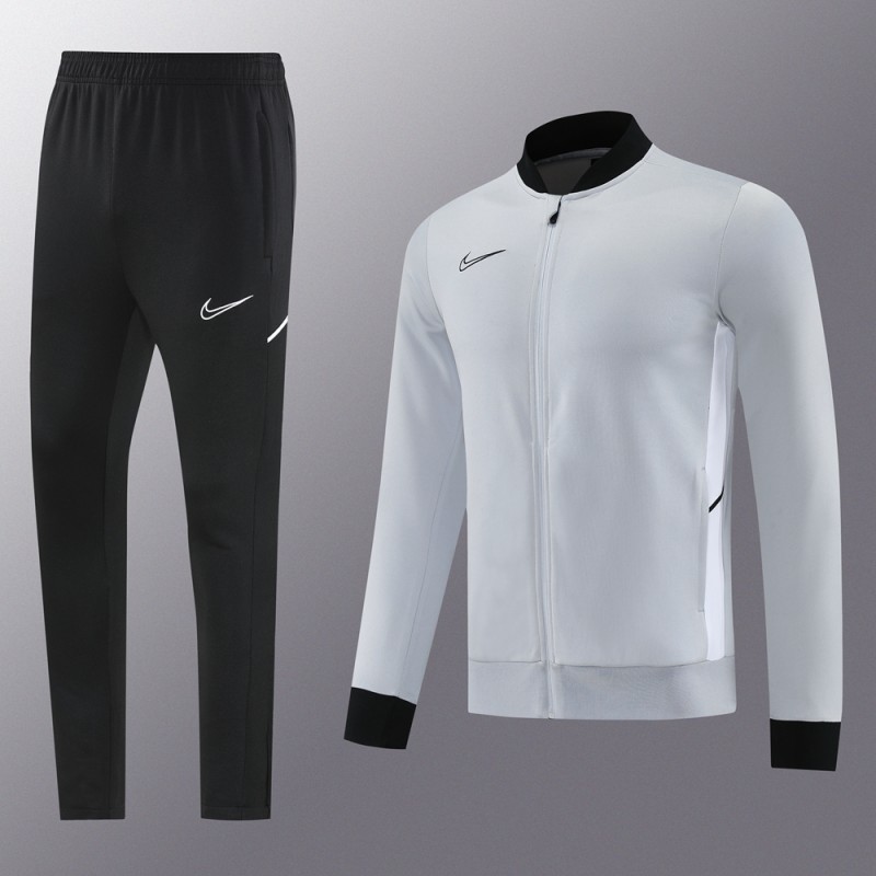 2025 NIKE Grey Full Zipper Jacket + Long Pants