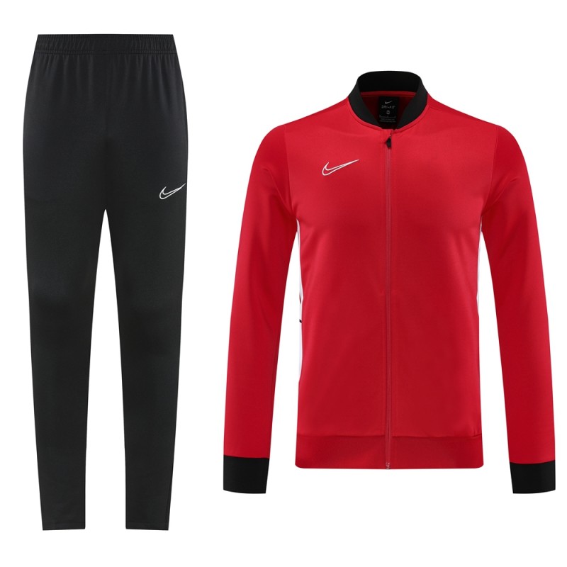 2025 NIKE Red Full Zipper Jacket + Long Pants
