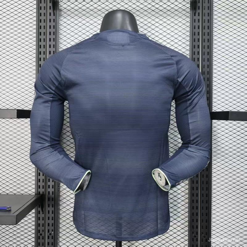 Player Version 25/26 Real Madrid Away Long Sleeve Jersey