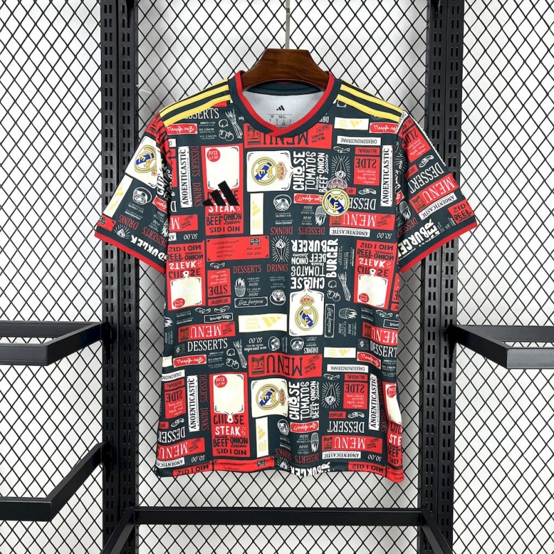2025/26 Real Madrid Doodle Board Jersey