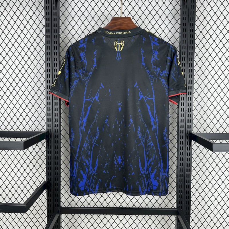 2025/26 Paris Saint-Germain (CAMPEONES DE EUROPA) Red And Blue Jersey