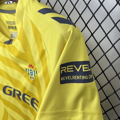 2025/26 Real Betis Yellow Goalkeeper Jersey