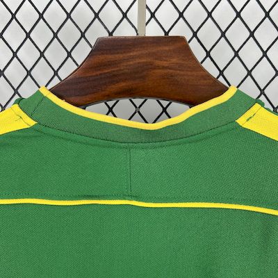 Retro 1998 Brazil Goalkeeper Green Jersey