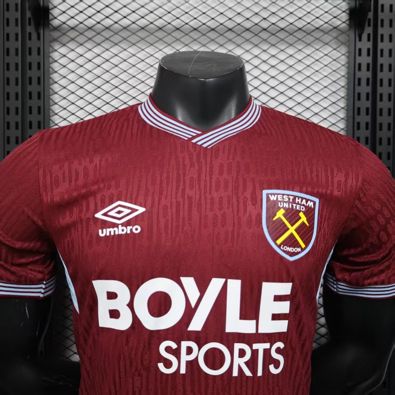 Player Version 25/26 West Ham Home Jersey