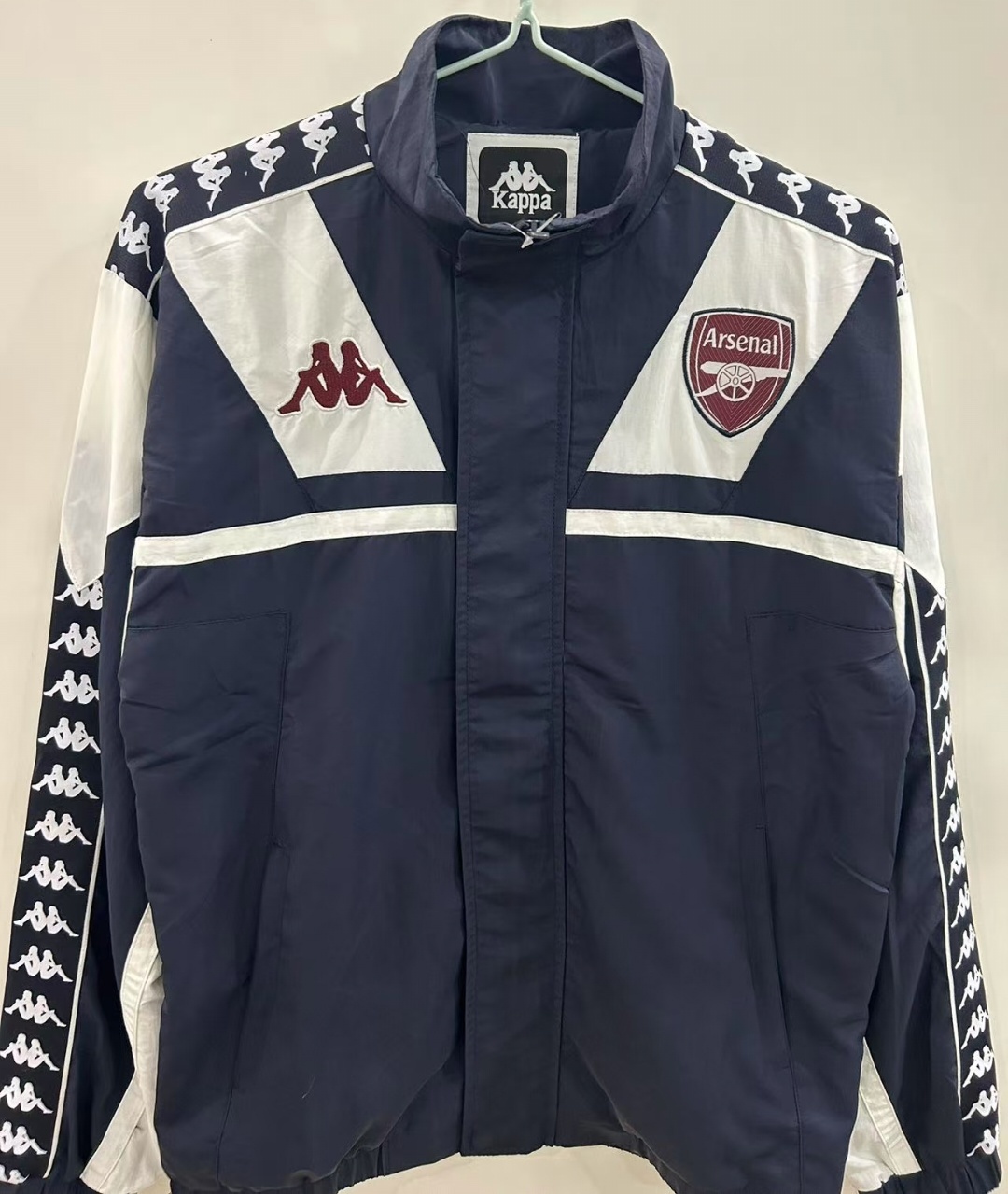 25/26 Arsenal 1967 Style Black/White Windbreaker